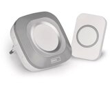  Bežično zvono za utičnicu 230V + 1xCR2032 IP44 sivo | Eponuda.com