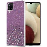 Cadorabo Ohišje, združljiv s Samsungom v vijolični barvi z bleščicami - zaščitni pokrov iz fleksibilnega silikona TPU s penečimi bleščicami, (20576381) | Shoptok.si