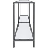  Konzolni stol prozirni 140 x 35 x 75,5 cm od kaljenog stakla | Eponuda.com