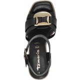 Tamaris Sandale tamno smeđa / zlatna / crna | shoptok.hr