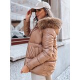 DStreet Kurtka zimowa damska pikowana SPARKLE złota Cene