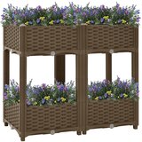 vidaXL Visoka greda 80x40x71 cm polipropilen, (20759010) Cene
