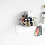 YAMAZAKI Bijela metalna polica 50 cm – | shoptok.hr