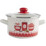 Interos emajlirana šerpa sa poklopcem 16 cm zimnica - 3698-B | ePonuda.com