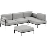 Sit Sit Svetlo siv vrtni modularni kavč 234 cm Salve – Cene