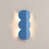 Thoro Svijetlo plava zidna lampa aluminijska BISCUIT – | shoptok.hr