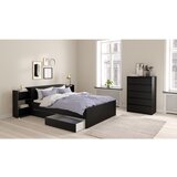Tvilum Črna zakonska postelja 140x190 cm Naia – | Shoptok.si