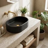 REA Bath Umivalnik na podstavku Nicoletta Black | Shoptok.si