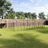  Kavez za pse crni 30,25 m² čelični | shoptok.hr