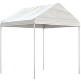 vidaXL Paviljon s streho bel 6,69x2,28x2,69 m polietilen | Shoptok.si