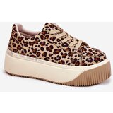 Boto Sneakers On Massive Platform Smooth Beige Tirvanis | ePonuda.com