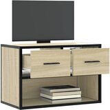 TV ormarić boja hrasta 60x31x39,5 cm konstruirano drvo i metal | shoptok.hr