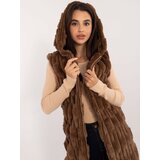 Wool Fashion Italia Vest-AT-KZ-2368-1.08-brown | Shoptok.si