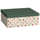  KUTIJA UKRASNA KARTONSKA X-MAS 24X33X12CM STEWO 5123 50 Cene