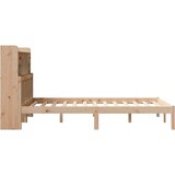  s regalom za knjige bez madraca 135x190 cm od borovine | shoptok.hr