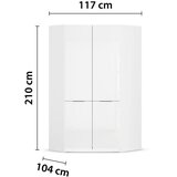 Modern Living Kotna Omara Max, Bela | Shoptok.si