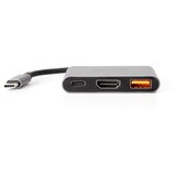  USB hub 3 u 1, 100W, HDMI 4K | Eponuda.com