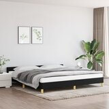 vidaXL Okvir za krevet s uzglavljem crni 200 x 200 cm od tkanine Cijene
