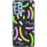  torbica silikonska print za samsung A525F/A526B/A528B galaxy A52 4G/A52 5G/A52s 5G happy lines gray | ePonuda.com