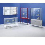 eurokraft pro Vitrina, izvedba kot stoječa vitrina, širina 800 mm, 2 vrtljivih krilnih vrat | Shoptok.si