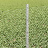  Heksagonalna ograda s stubom 25 x 0,6 m Pocinčani čelik Srebrna | shoptok.hr