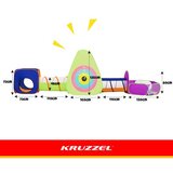 Kruzzel 27684 otroški šotor s tuneli 5u1, 3 šotora, 2 tunela in 100 žogic | Shoptok.si