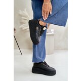 Boto Sneakers Women Sports Shoes Insulated On Massive Sole Black Ardiela | Shoptok.si