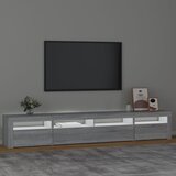 TV ormarić s LED svjetlima boja hrasta sonome 240x35x40 cm | Eponuda.com
