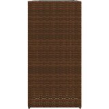  Vrtne sadilice 2 kom smeđa 40 x 40 x 80 cm od poliratana | shoptok.hr
