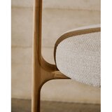 Kave Home Bež jedilni stol iz masivnega jesena Granite – | Shoptok.si