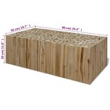  Stolić za kavu od prave tikovine 90 x 50 x 30 cm | shoptok.hr