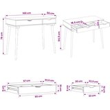  Toaletni stol FAUSKE Bijela 100 x 50 x 78 cm | shoptok.hr