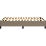  Okvir za krevet s oprugom smeđesivi 140x200 cm od tkanine | shoptok.hr