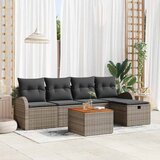  Sjedeća garnitura za vrt 6 kom. poliratan 234 x 117 x 85 cm | shoptok.hr