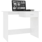  Radni stol bijeli 100 x 50 x 76 cm od konstruiranog drva | shoptok.hr