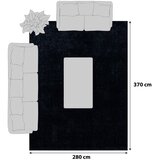 Novel preproga z visokim florom ata 7000 280/370 cm tkano antracit | Shoptok.si