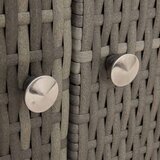  Cabinet s policom Siva 70 x 50 x 87 cm Poliester i Roly Rattan | shoptok.hr