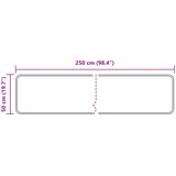 Traka za tepih MARSA Crna 50 x 250 cm Poliester i PVC | Eponuda.com