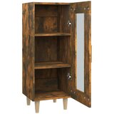  Komoda boja dimljenog hrasta 34,5x34x90 cm konstruirano drvo | shoptok.hr