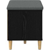  Haldna klop z blazino z vrati Črna Orehovina 60 x 38 x 46 cm, (5000155714) | Shoptok.si