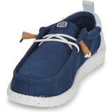 Hey Dude Slips on Wally Craft Linen Navy Blazer/Multi Modra | Shoptok.si