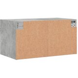  Zidni ormarić sa staklenim vratima boja betona 68,5x37x35 cm | shoptok.hr