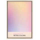  Slika - Peaceful Drift - Delicate Pastel Shades Creating a Harmonious Whole 60x90 U prirodnom drvenom okviru | shoptok.hr
