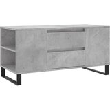 vidaXL Klubska mizica betonsko siva 102x44,5x50 cm inženirski les, (20908121) | Shoptok.si