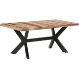 vidaXL Jedilna miza 180x90x75 cm trden les s finišem iz palisandra | Shoptok.si