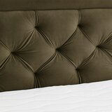 Boxxx POSTELJA BOXSPRING 160 cm x 200 cm , tekstil temno zelena | Shoptok.si