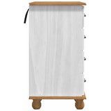  Radni stol ASKIM Bijelo 95 x 40 x 75 cm Čvrsto borovo drvo | shoptok.hr