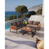 Ambia Garden LOUNGE GARNITURA akacija masivno aluminij | Shoptok.si