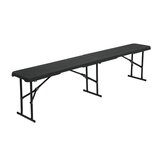  Nc3404 tamno siva sklopivna vrtna klupa 180 cm nils camp | shoptok.hr
