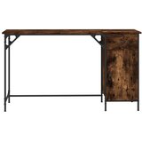  Stol za računalo boja dimljenog hrasta 131 x 48 x 75 cm drveni | Eponuda.ba